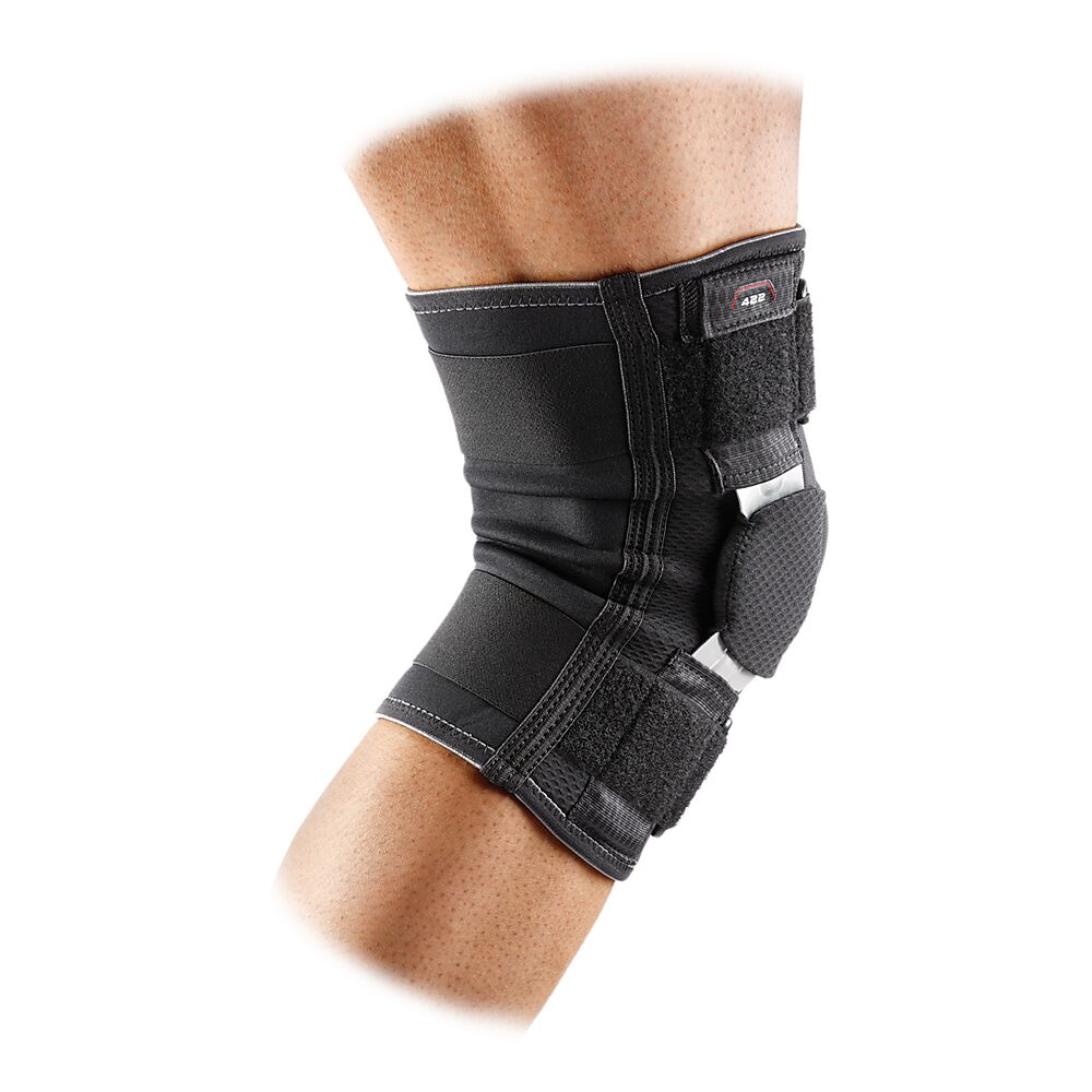 422R-BK_Knee Brace With Dual Disk Hinges Black_Back.png