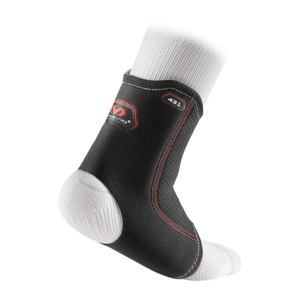 431R-BK_Ankle Support Sleeve Black_Back.png
