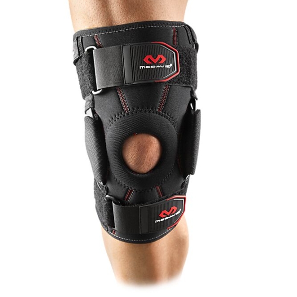 422R-BK_Knee Brace With Dual Disk Hinges Black_Front.png