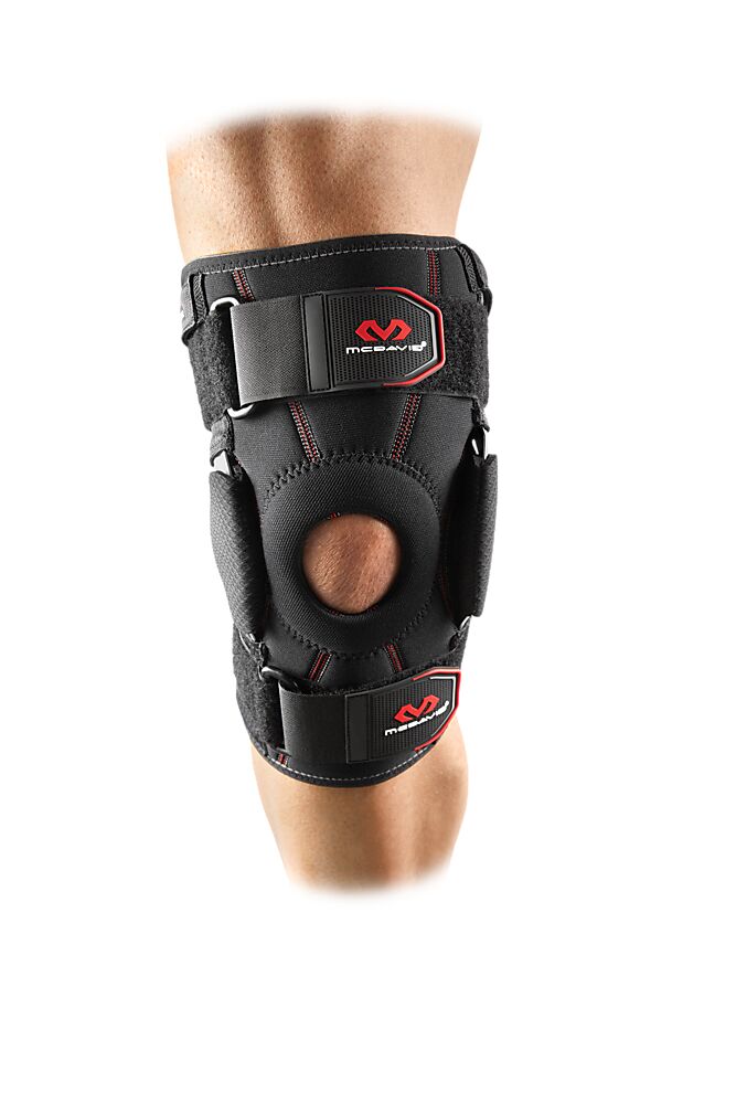 422R-BK_Knee Brace With Dual Disk Hinges Black_Front.png