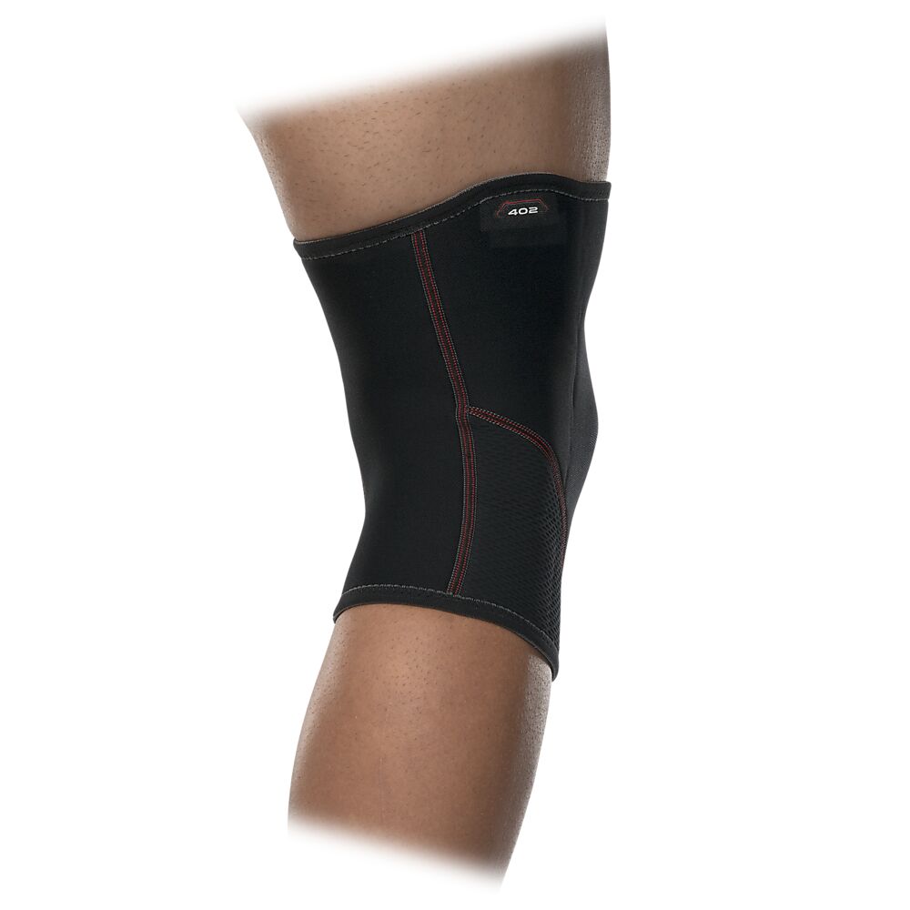 402R-BK_Knee Support With Open Patella Black_Back.png