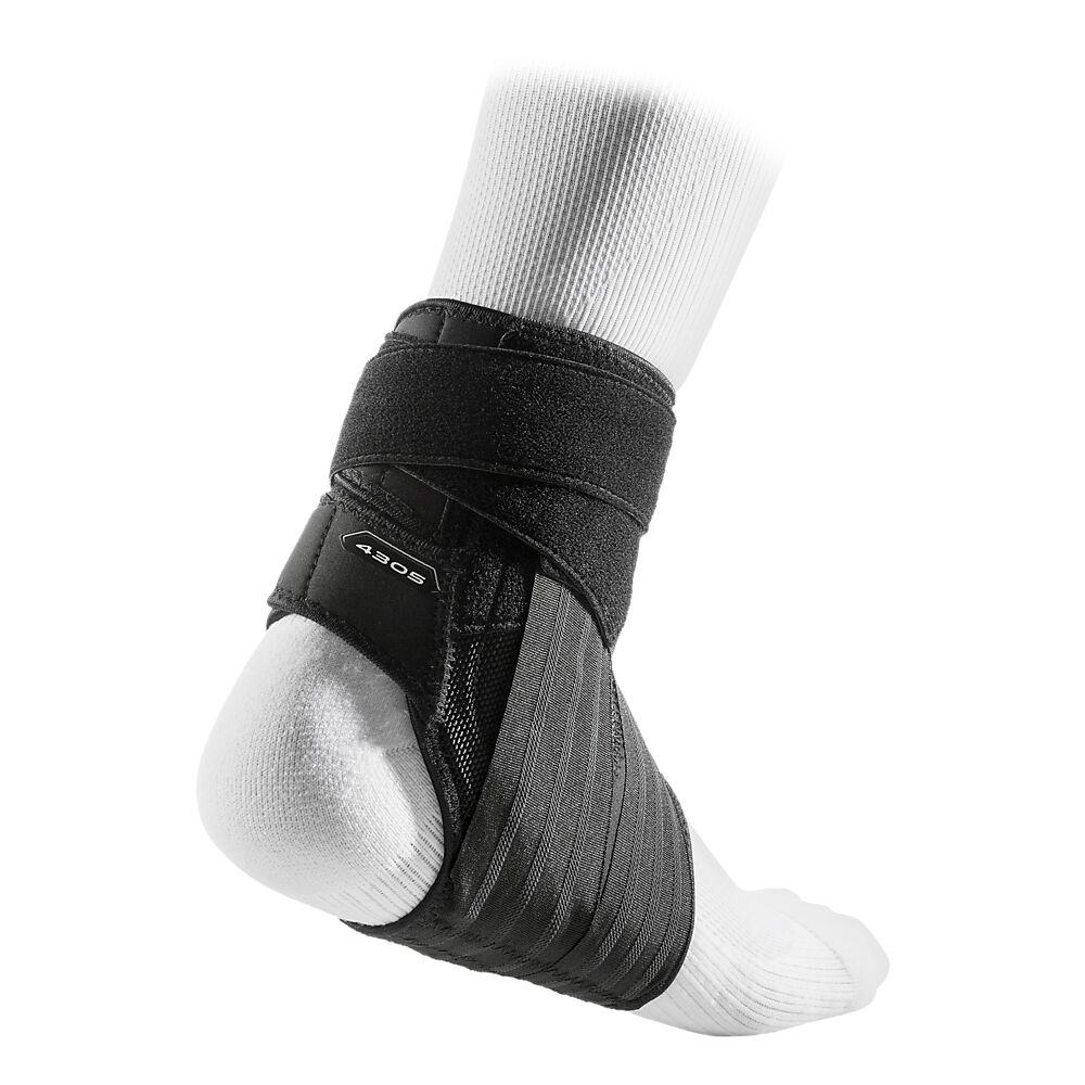 4305R-BK_Phantom 3+ Ankle Brace Black_Back.png